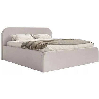 NADUVI Collection Bedframe Carina 160 x 200 fluweel Wit