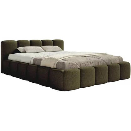 NADUVI Collection Bedframe Chloe laag 180 x 200 met opbergvak Groen