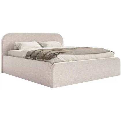NADUVI Collection Bedframe Carina 160 x 200 met opbergvak chenille Beige