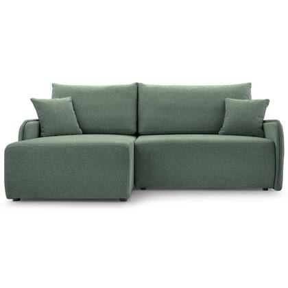NADUVI Collection Hoekslaapbank Dessi links chenille Groen