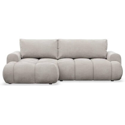 NADUVI Collection Hoekslaapbank Eden links bouclé Beige