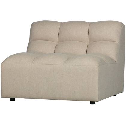 WOOOD Pepper Fauteuil - Stof - Zand - 79x100x92 Multicolor