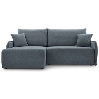 NADUVI Collection Hoekslaapbank Dessi links chenille Grijs