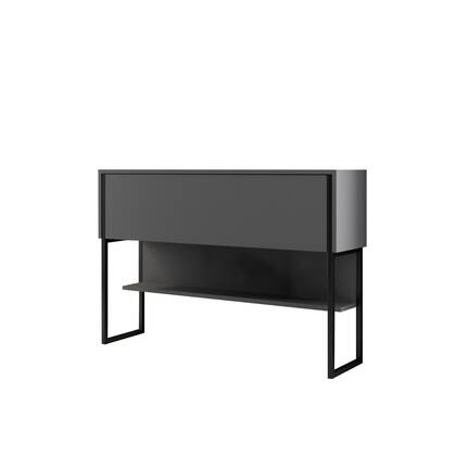 Giga Meubel - Dressoir Antraciet|Zwart - 120x30x80cm - Luxe Grijs