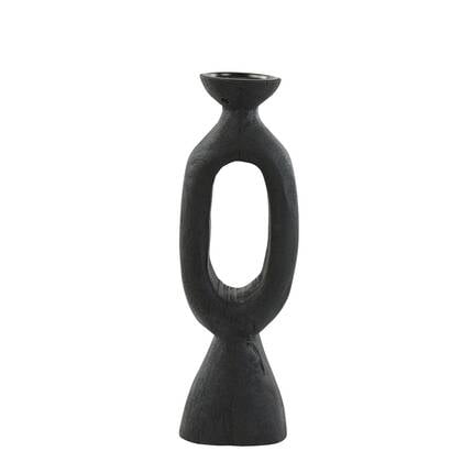 Light & Living Kandelaar Django - Zwart - 14x12x45cm