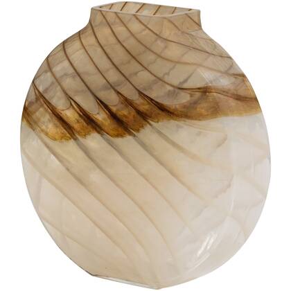 WOOOD Norbert Vaas - Handgevormd - Glas - Bruin - 26x25x8