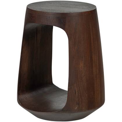 WOOOD Bayo Bijzettafel - Mangohout - Bruin|Walnoot - 45x33x33