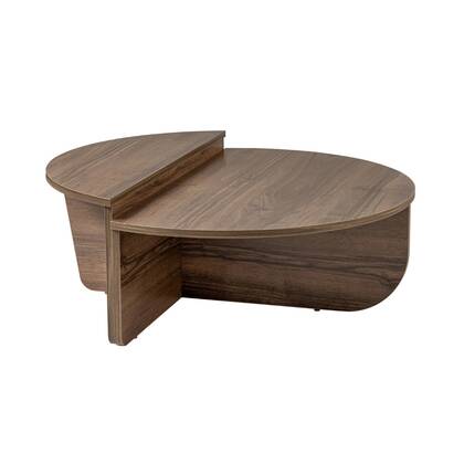 Giga Meubel - Salontafel Walnoot Hout - 90x90x35cm - Orion Bruin