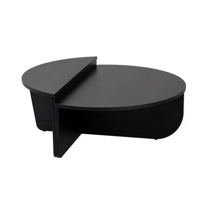Giga Meubel - Salontafel Zwart Hout - 90x90x35cm - Orion