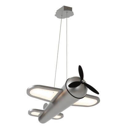 Lucide FOKKER Hanglamp - Grijs ijzer afbeelding