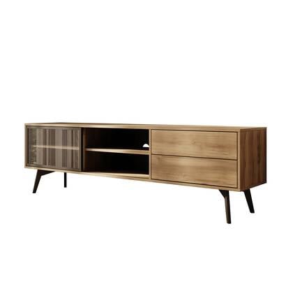 Meubella - Spa - TV-Meubel - Eiken - 180 cm Bruin