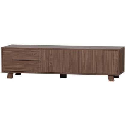 WOOOD Seppe TV-meubel - Noten fineer - Noten - 42x160x44 Bruin