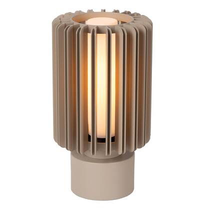 Lucide LAMBRES Tafellamp - Taupe