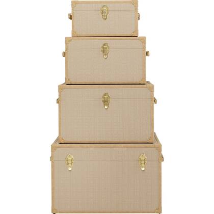 Kare Design Cappucchino Opberger - Set van 4 Beige
