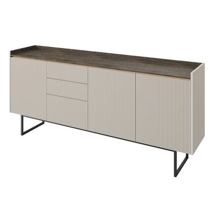 Meubella - Dressoir Linq - Beige - 192 cm