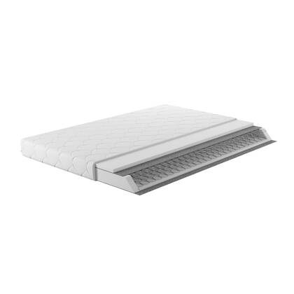 Meubella - Matras Lorient - Bonellvering - 160x200 cm Wit