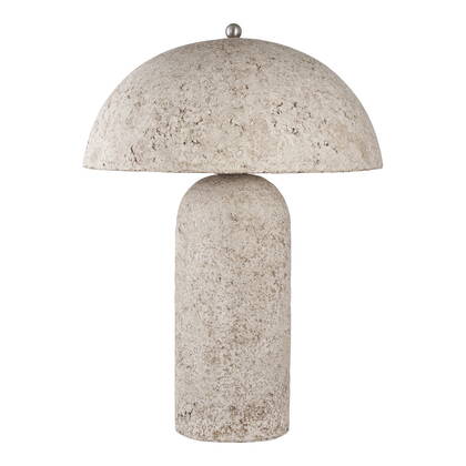 Astley Table Lamp - Table lamp, papier-mâché, stone grey afbeelding