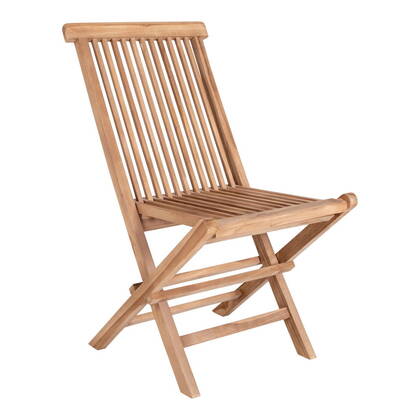 House Nordic Toledo Teak Eetkamerstoel set van 2 Bruin