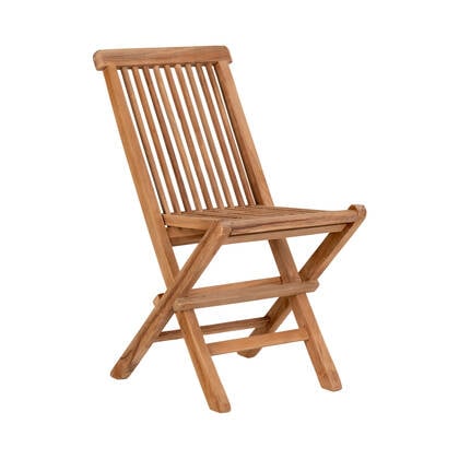 House Nordic Toledo Teak Kids Eetkamerstoel set van 2 Multicolor