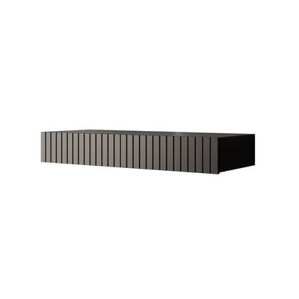 Meubella - Kaptafel King - Mat Zwart - 100 cm Wit