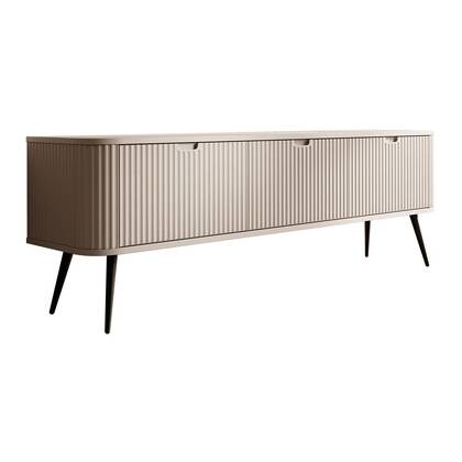 Meubella - TV-Meubel Zakari - Beige - 168 cm