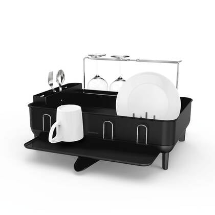 Simplehuman - Afdruiprek Luxe Zwart