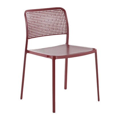 Kartell Audrey Eetkamerstoel - Burgundy Rood