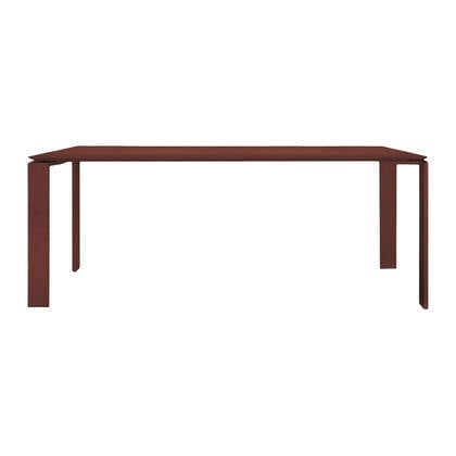 Kartell Four Fenix Eettafel - Burgundy Rood