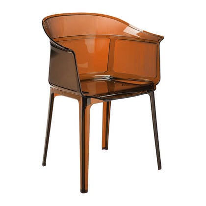 Kartell Papyrus Eetkamerstoel - Amber Oranje
