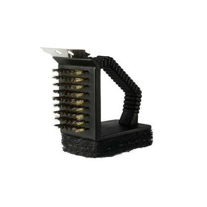 Buccan BBQ - 3 in 1 Barbecue Borstel Zwart