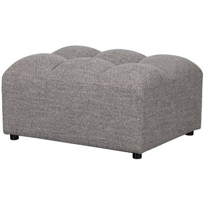 WOOOD Allure Hocker - Geweven Stof - Klei Melange Bruin