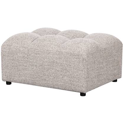 WOOOD Allure Hocker - Geweven Stof - Naturel Melange Bruin