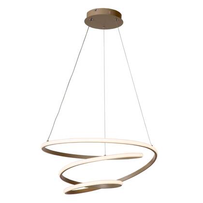 Lucide ESPIRAL Hanglamp - Taupe afbeelding