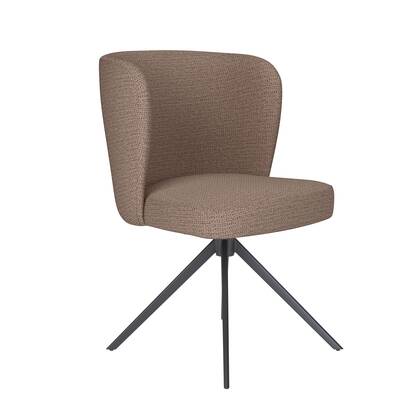 Housecraft Living Stan Eetkamerstoel Draaibaar Metaal Taupe