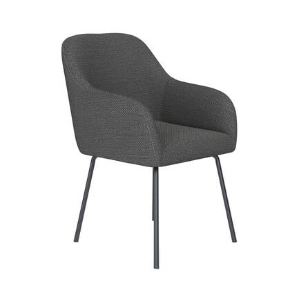 Housecraft Living Otis Eetkamerstoel Metaal Grijs