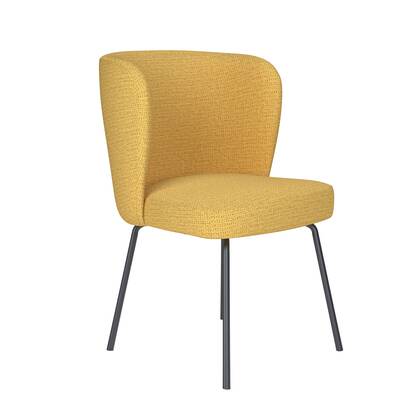 Housecraft Living Stan Eetkamerstoel Metaal Oker Geel