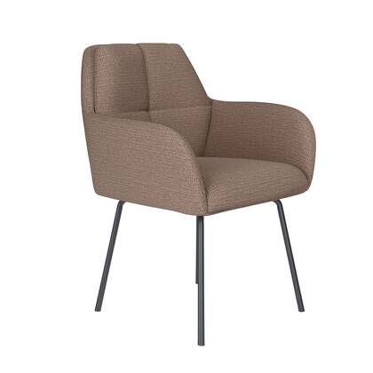 Housecraft Living Pete Eetkamerstoel Metaal Taupe