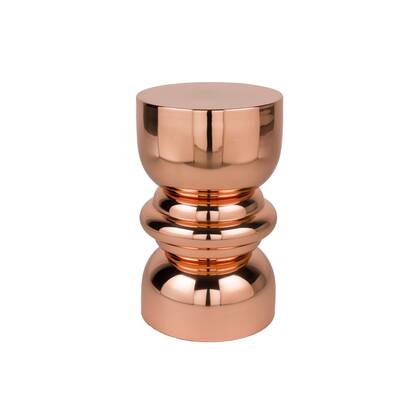 Housecraft Living Kinga Bijzettafel Rond 29.50 cm Koper Brons