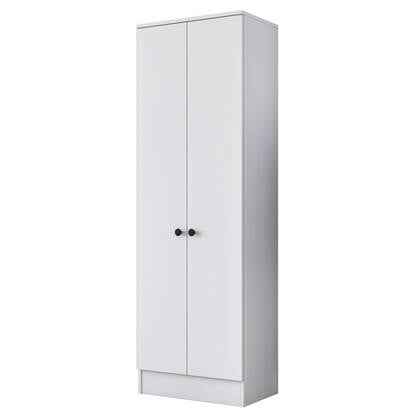 Giga Meubel - Wandkast Wit Hout - 59,8x38x182,8cm - Pozanti