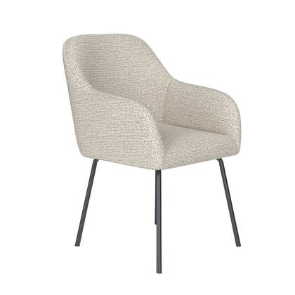 Housecraft Living Otis Eetkamerstoel Metaal Off-White - Beige