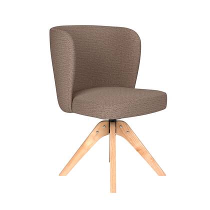 Housecraft Living Stan Eetkamerstoel Draaibaar Hout Taupe