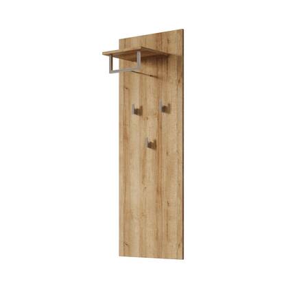 Meubella - Kapstok Linford - Eiken - 50 cm Bruin