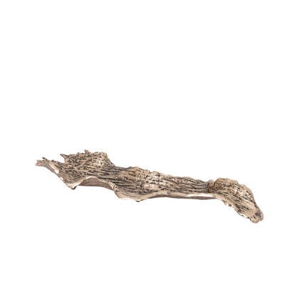 PTMD Aitana Gold Casted Alu Wavy Bowl Small Goud