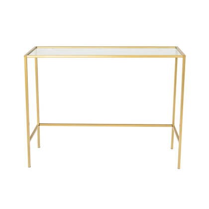 Giga Meubel - Sidetable Goud Metaal - 100x30x80cm - Canvas