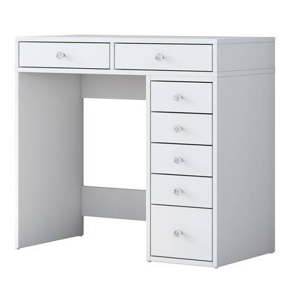 Giga Meubel - Kaptafel Wit Hout - 90x44,5x81,6cm - Beyas