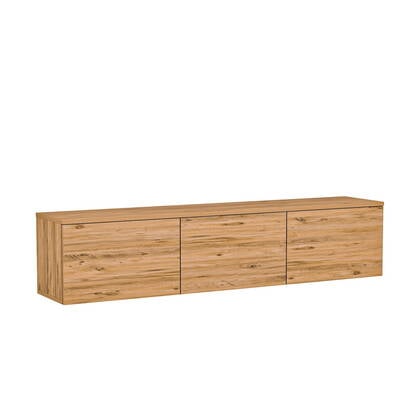 Giga Meubel - Tv-meubel Naturel Hout - 160x32x35cm - Neon Bruin
