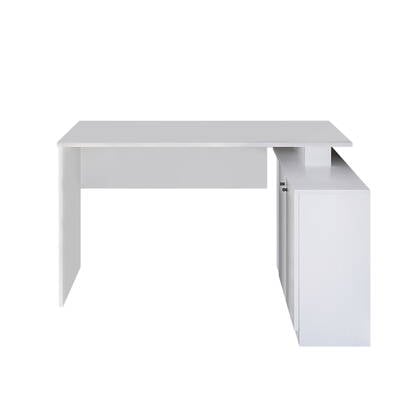 Giga Meubel - Bureau Wit Hout - 130x60x74cm - Basak