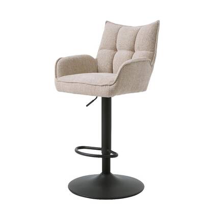 Nordic Home - Janna verstelbare barstoel - beige Taupe
