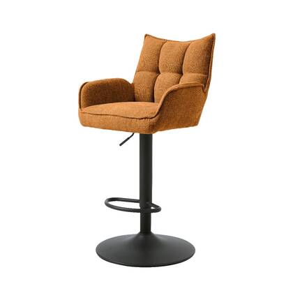 Nordic Home - Janna verstelbare barstoel - roest Bruin