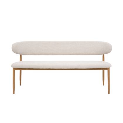 Giga Meubel - Eetkamerbank Beige|Naturel - 160x55x77cm - Alexia